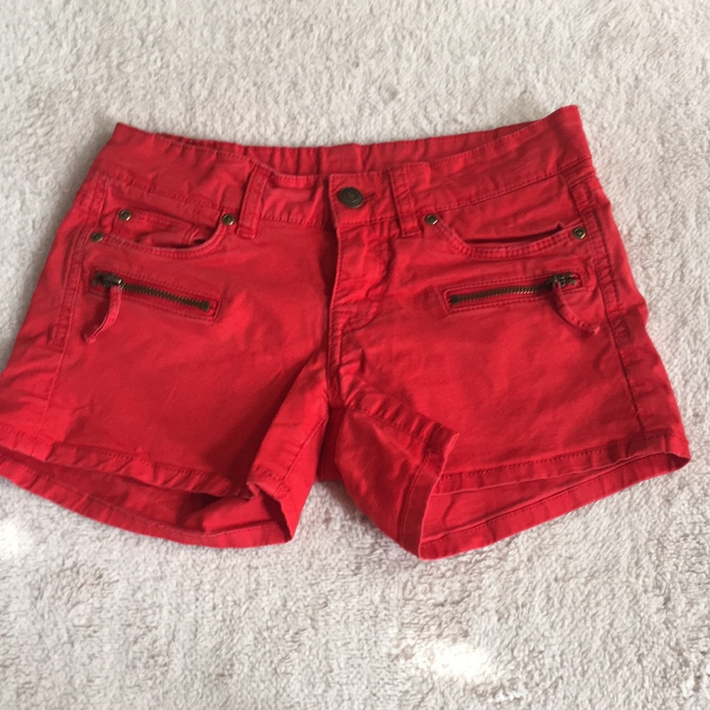 Red LOGG shorts